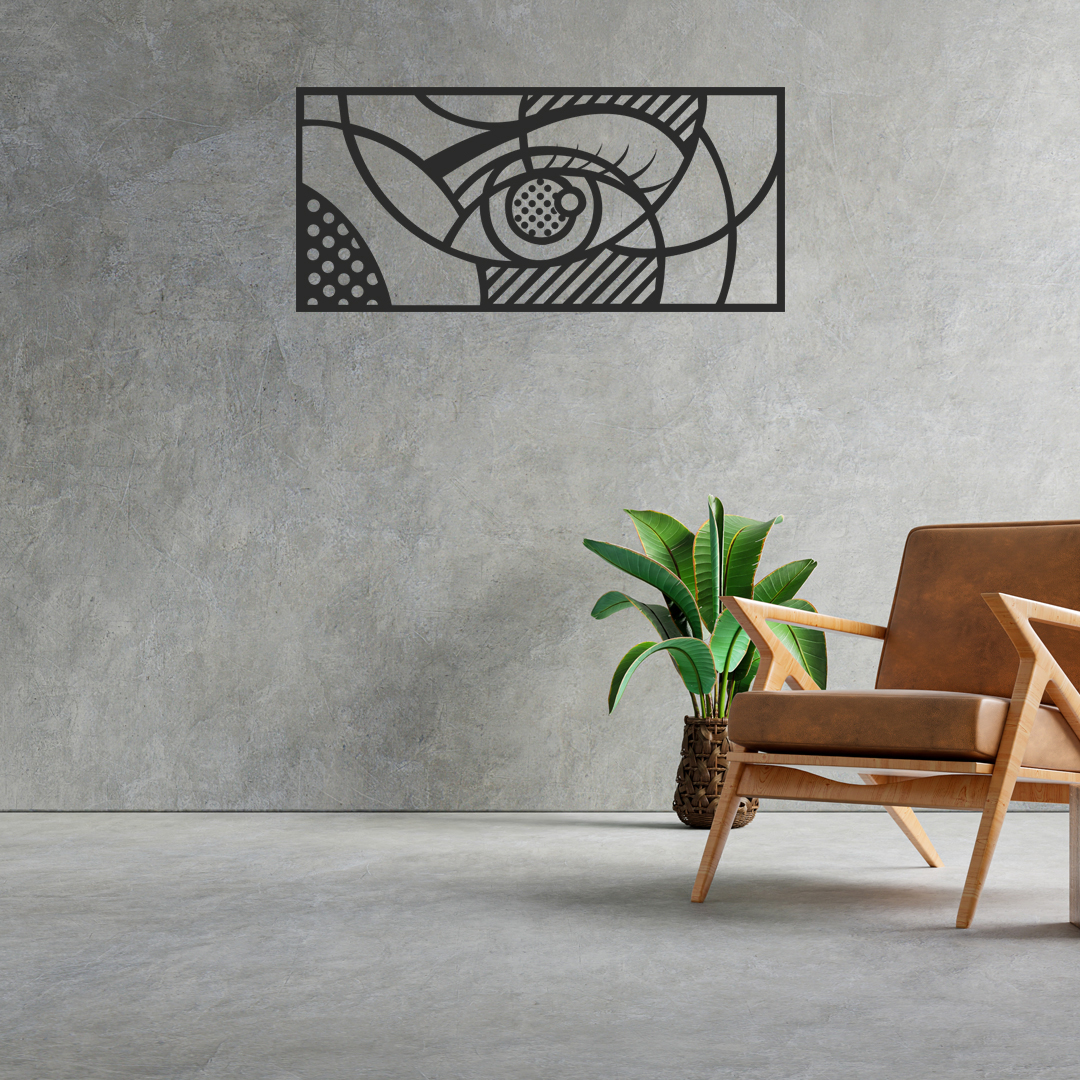 Living room interior in loft apartment with armchair,concrete wa